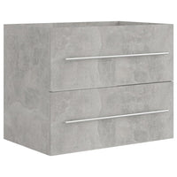 Thumbnail for Waschbeckenunterschrank Betongrau 60x38,5x48 cm Holzwerkstoff