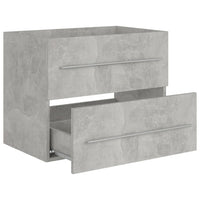 Thumbnail for Waschbeckenunterschrank Betongrau 60x38,5x48 cm Holzwerkstoff