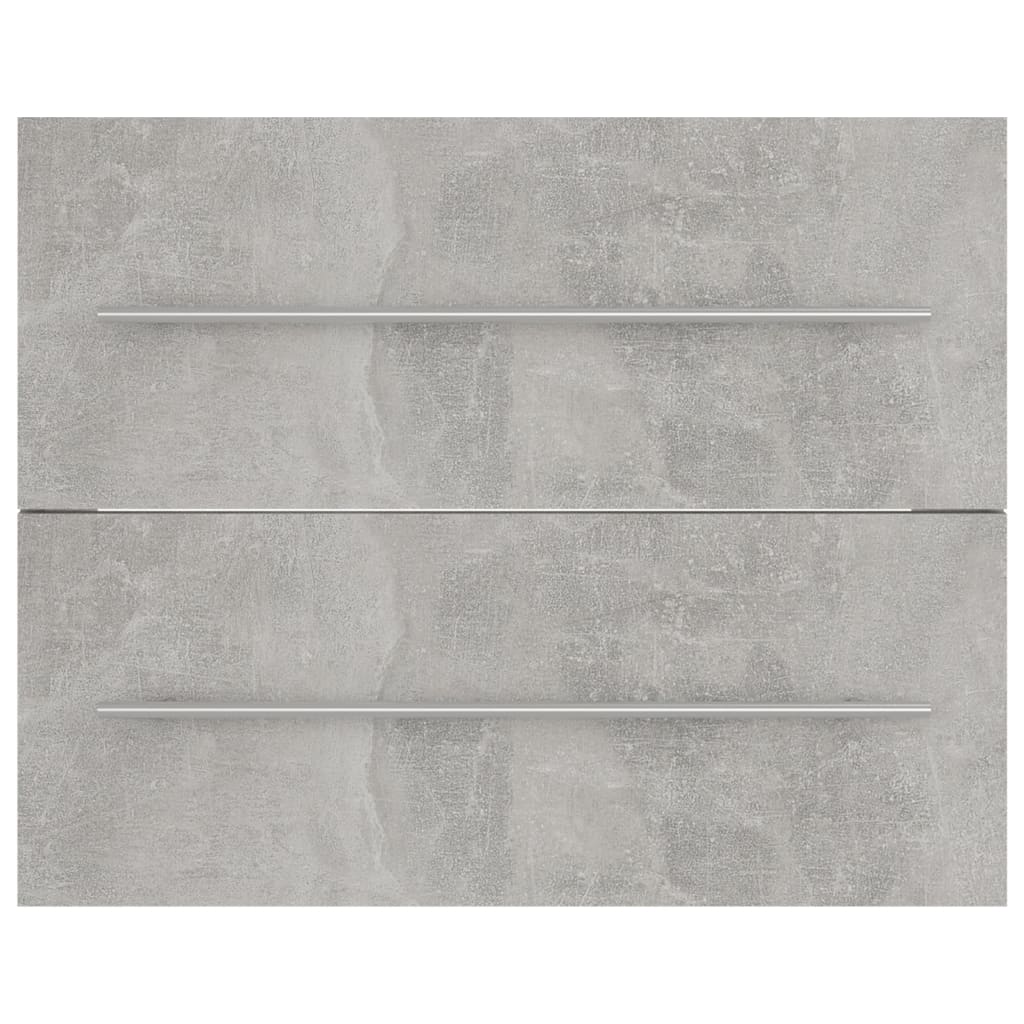 Waschbeckenunterschrank Betongrau 60x38,5x48 cm Holzwerkstoff