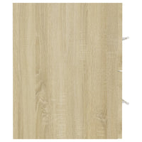 Thumbnail for Waschbeckenunterschrank Sonoma-Eiche 80x38,5x48cm Holzwerkstoff