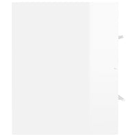 Thumbnail for Waschbeckenunterschrank Hochglanz-Weiß 80x38,5x48 cm