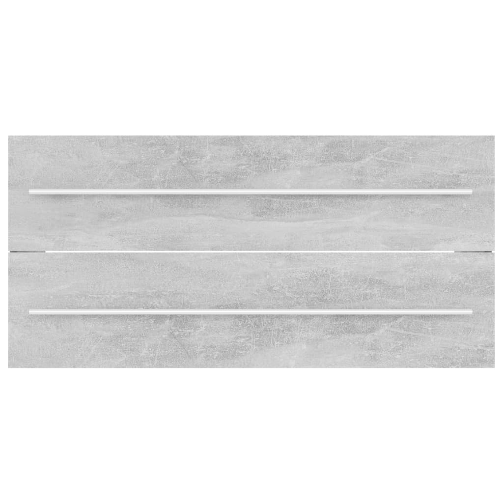 Waschbeckenunterschrank Betongrau 100x38,5x48 cm Holzwerkstoff