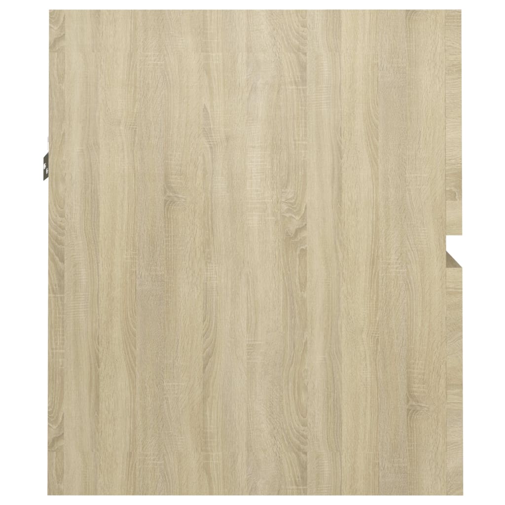 Waschbeckenunterschrank Sonoma-Eiche 41x38,5x45 cm Spanplatte