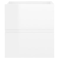 Thumbnail for Waschbeckenunterschrank Hochglanz-Weiß 41x38,5x45 cm Spanplatte