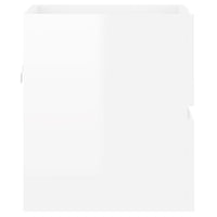 Thumbnail for Waschbeckenunterschrank Hochglanz-Weiß 41x38,5x45 cm Spanplatte