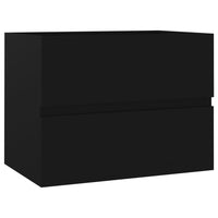 Thumbnail for Waschbeckenunterschrank Schwarz 60x38,5x45 cm Holzwerkstoff