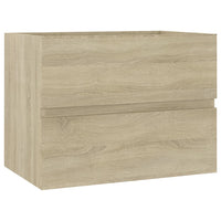 Thumbnail for Waschbeckenunterschrank Sonoma-Eiche 60x38,5x45cm Holzwerkstoff