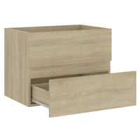 Thumbnail for Waschbeckenunterschrank Sonoma-Eiche 60x38,5x45cm Holzwerkstoff