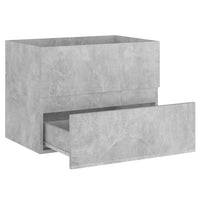 Thumbnail for Waschbeckenunterschrank Betongrau 60x38,5x45 cm Holzwerkstoff