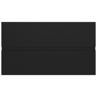 Thumbnail for Waschbeckenunterschrank Schwarz 80x38,5x45 cm Holzwerkstoff