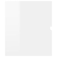Thumbnail for Waschbeckenunterschrank Hochglanz-Weiß 80x38,5x45 cm Spanplatte