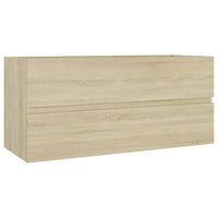 Thumbnail for Waschbeckenunterschrank Sonoma-Eiche 100x38,5x45 cm