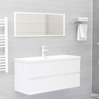 Thumbnail for Waschbeckenunterschrank Hochglanz-Weiß 100x38,5x45 cm