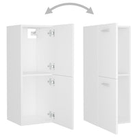 Thumbnail for Badezimmerschrank Weiß 30x30x80 cm Holzwerkstoff