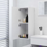 Thumbnail for Badezimmerschrank Weiß 30x30x80 cm Holzwerkstoff