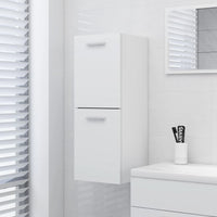 Thumbnail for Badezimmerschrank Weiß 30x30x80 cm Holzwerkstoff