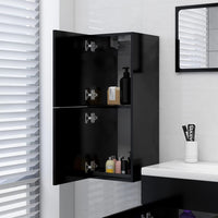 Thumbnail for Badezimmerschrank Schwarz 30x30x80 cm Spanplatte