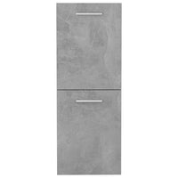 Thumbnail for Badezimmerschrank Betongrau 30x30x80 cm Holzwerkstoff