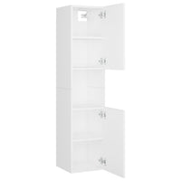 Thumbnail for Badezimmerschrank Weiß 30x30x130 cm Holzwerkstoff