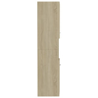 Thumbnail for Badezimmerschrank Sonoma-Eiche 30x30x130 cm Holzwerkstoff