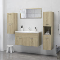 Thumbnail for Badezimmerschrank Sonoma-Eiche 30x30x130 cm Holzwerkstoff