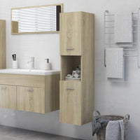 Thumbnail for Badezimmerschrank Sonoma-Eiche 30x30x130 cm Holzwerkstoff