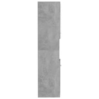 Thumbnail for Badezimmerschrank Betongrau 30x30x130 cm Holzwerkstoff