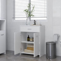 Thumbnail for Badezimmerschrank Weiß 60x33x80 cm Holzwerkstoff