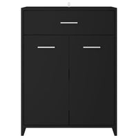 Thumbnail for Badezimmerschrank Schwarz 60x33x80 cm Holzwerkstoff