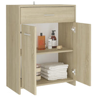 Thumbnail for Badezimmerschrank Sonoma-Eiche 60x33x80 cm Spanplatte