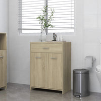 Thumbnail for Badezimmerschrank Sonoma-Eiche 60x33x80 cm Spanplatte