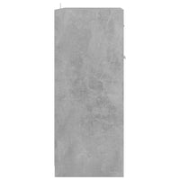 Thumbnail for Badezimmerschrank Betongrau 60x33x80 cm Holzwerkstoff