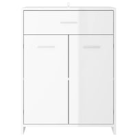 Thumbnail for Badezimmerschrank Hochglanz-Weiß 60x33x80 cm Holzwerkstoff