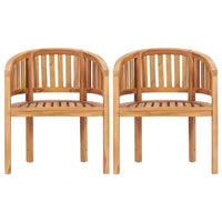 Thumbnail for 4-tlg. Garten-Lounge-Set Massivholz Teak