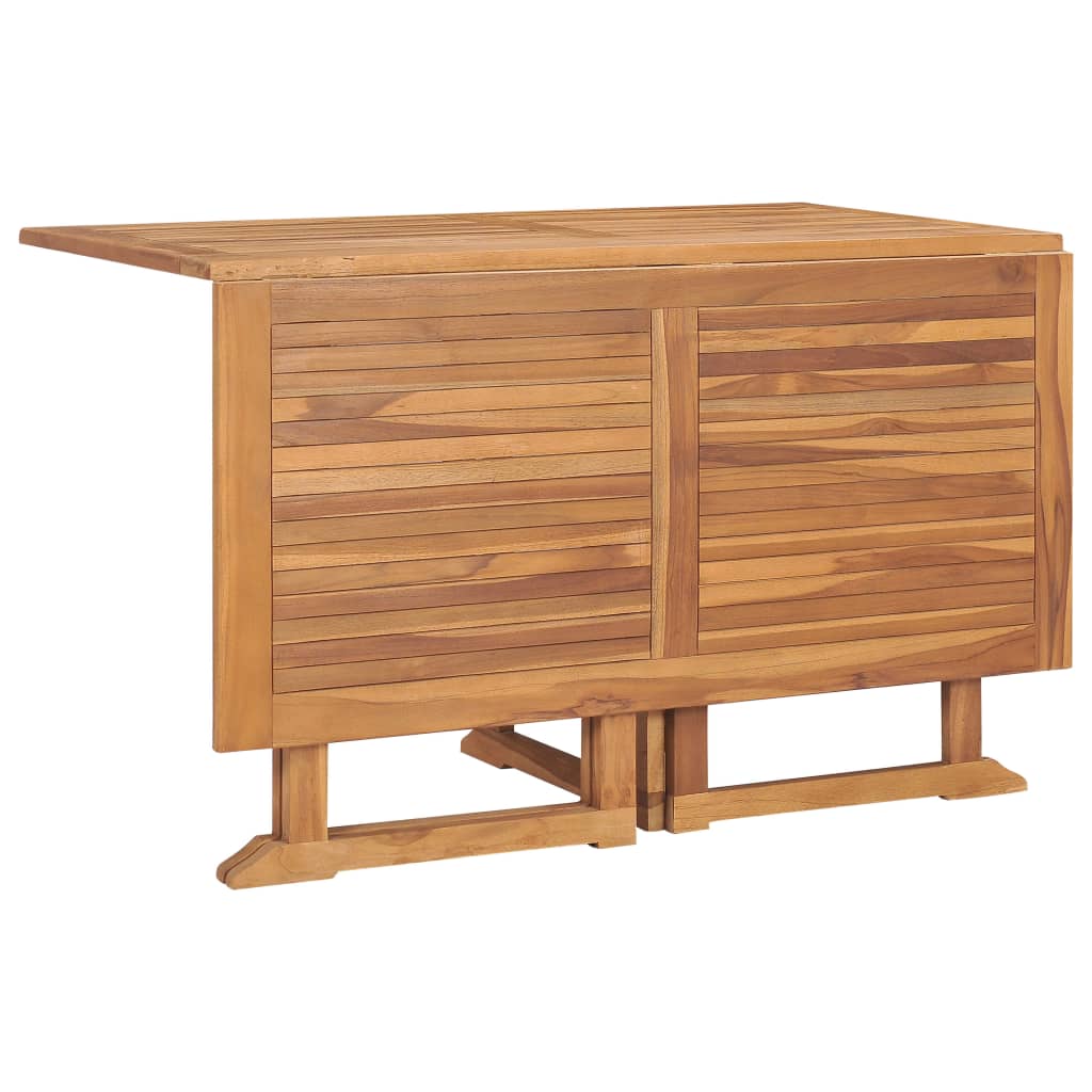 7-tlg. Garten-Essgruppe Klappbar Massivholz Teak