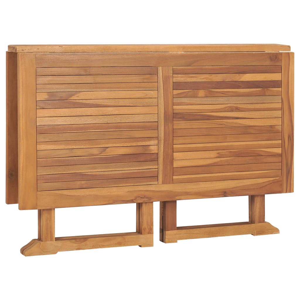 7-tlg. Garten-Essgruppe Klappbar Massivholz Teak