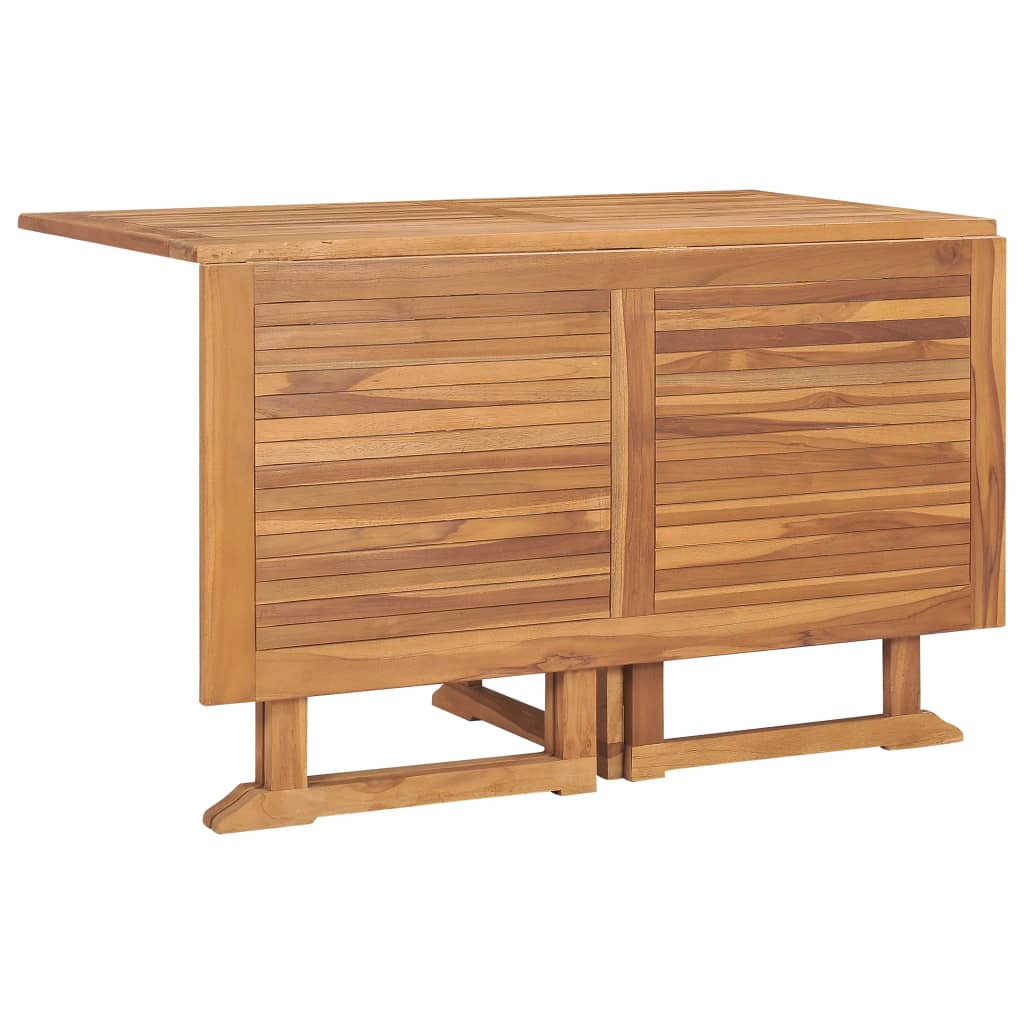 5-tlg. Garten-Essgruppe Klappbar Massivholz Teak