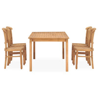 Thumbnail for 5-tlg. Garten-Essgruppe Massivholz Teak