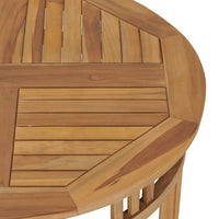 Thumbnail for 3-tlg. Garten-Essgruppe mit Kissen Massivholz Teak