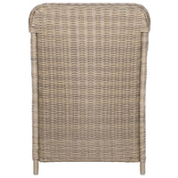 Thumbnail for 11-tlg. Garten-Essgruppe Poly Rattan Braun