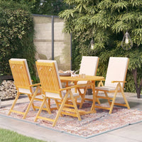 Thumbnail for 5-tlg. Garten-Essgruppe mit Kissen Massivholz Teak