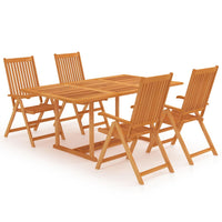 Thumbnail for 5-tlg. Garten-Essgruppe Massivholz Teak