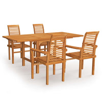 Thumbnail for 5-tlg. Garten-Essgruppe Massivholz Teak