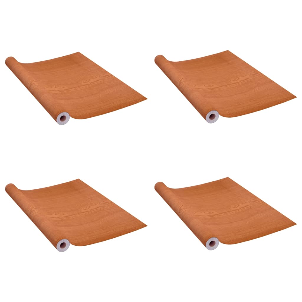 Möbelfolien Selbstklebend 2 Stk. Helle Eiche 500x90 cm PVC