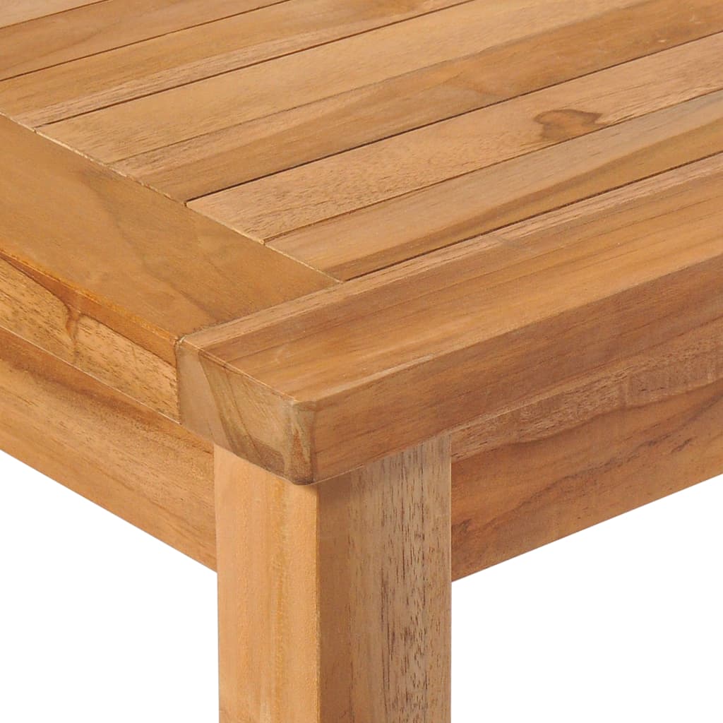 5-tlg. Garten-Essgruppe Teak Massivholz