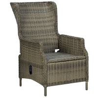 Thumbnail for 3-tlg. Garten-Lounge-Set mit Auflagen Poly Rattan Braun