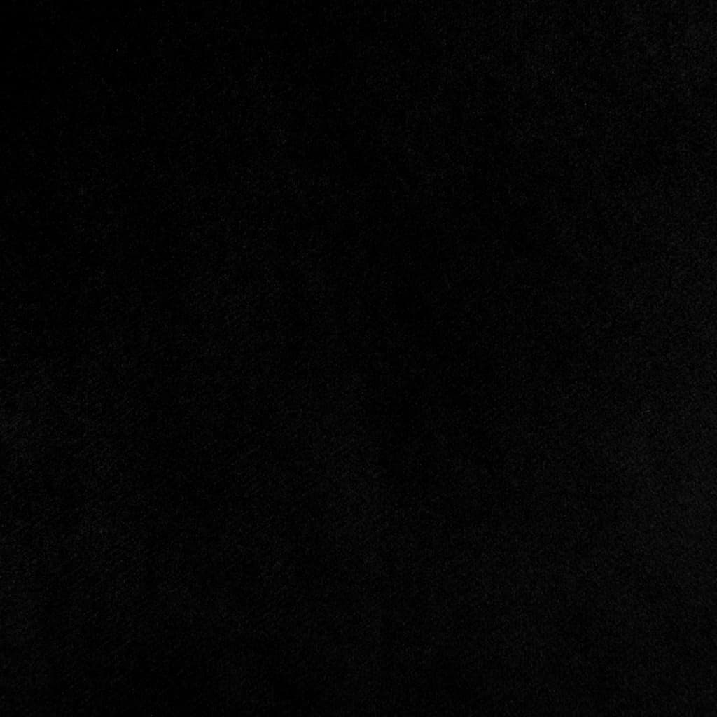 Esszimmerstühle 6 Stk. Schwarz Samt