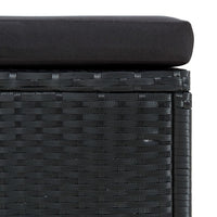 Thumbnail for 6-tlg. Garten-Lounge-Set mit Auflagen Poly Rattan Schwarz