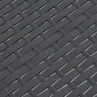 Thumbnail for Gartentisch Anthrazit 58x58x41 cm PP Rattan