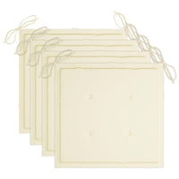 Thumbnail for Gartenstühle mit Kissen 4 Stk. Massivholz Akazie